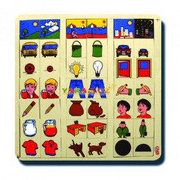 Zıt Kavramlar Puzzle, Kavram Puzzle, Puzzle, Eğitici Oyuncaklar, Anaokulu Malzemeleri, Okul Öncesi Eğitim Araçları, Eğitim Araçları