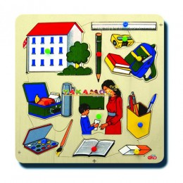 Okulumuz, Kavram Puzzle, Puzzle, Eğitici Oyuncaklar, Anaokulu Malzemeleri, Okul Öncesi Eğitim Araçları, Eğitim Araçları