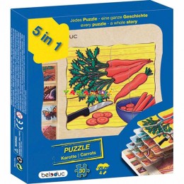 Kat Kat Havuç Puzzle, Katlı Puzzle, Puzzle, Eğitici Oyuncaklar, Anaokulu Malzemeleri, Okul Öncesi Eğitim Araçları, Eğitim Araçları