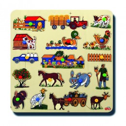 Çiftliğimiz Puzzle, Kavram Puzzle, Puzzle, Eğitici Oyuncaklar, Anaokulu Malzemeleri, Okul Öncesi Eğitim Araçları, Eğitim Araçları