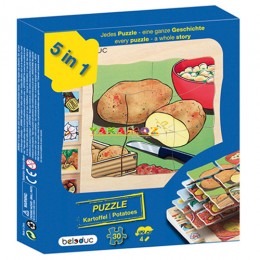 Kat Kat Patates Puzzle, Katlı Puzzle, Puzzle, Eğitici Oyuncaklar, Anaokulu Malzemeleri, Okul Öncesi Eğitim Araçları, Eğitim Araçları