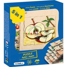 Kat Kat Elma Puzzle, Katlı Puzzle, Puzzle, Eğitici Oyuncaklar, Anaokulu Malzemeleri, Okul Öncesi Eğitim Araçları, Eğitim Araçları