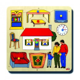 Evimiz, Kavram Puzzle, Puzzle, Eğitici Oyuncaklar, Anaokulu Malzemeleri, Okul Öncesi Eğitim Araçları, Eğitim Araçları