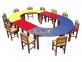 Oval Anfi Tipi Masa,Masa,Anaokulu Malzemeleri,Okul Öncesi Eğitim Araçları,Eğitim Araçları