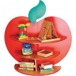 Elma Kitaplık, Kitaplık, Anaokulu Malzemeleri, Okul Öncesi Eğitim Araçları, Eğitim Araçları