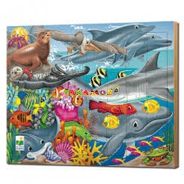Deniz Hayatı Puzzle, Puzzle Hayvanlar, Puzzle, Eğitici Oyuncaklar, Anaokulu Malzemeleri, Okul Öncesi Eğitim Araçları, Eğitim Araçları